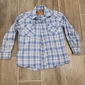Toddler M wrangler western button up